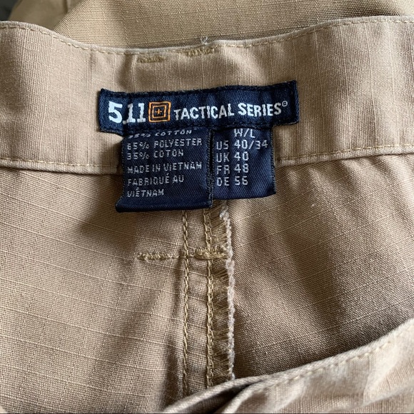 5.11 Tactical Tan Pants - Picture 6 of 6
